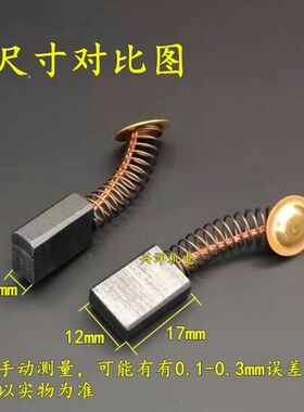 精品电链锯碳刷405/5016/6018型16寸电链锯碳刷通用电锯配件包邮