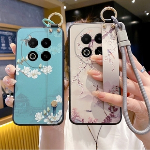 适用魅族Note16手机壳Note16pro保护壳个性 手腕绳M521Q软硅胶mznotel6中国风手提绳浮雕软壳腕带支架全包个性