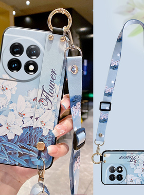 适用一加11手机壳斜挎挂绳1加13背带款一加ACE2PRO全包防摔pro硅胶套一加ACE3保护壳创意10高端一加acepro潮