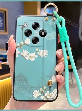 适用于oppoA5plus手机壳A5pro保护壳A3pro手提绳A6pro软壳A6gt软硅胶腕带OPPOA5个性5G中国风浮雕支架时尚绳