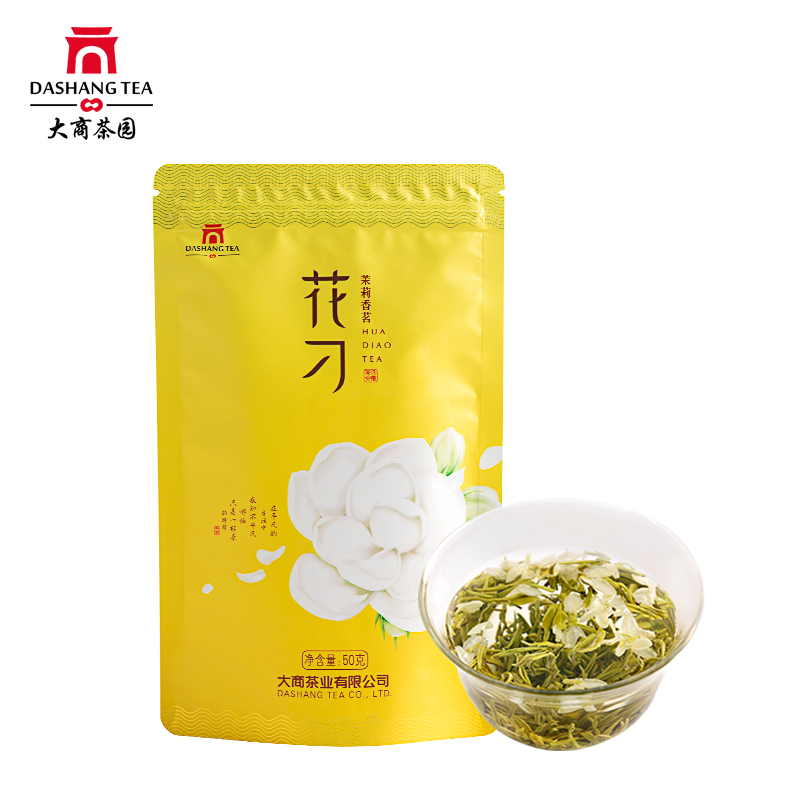 大商茶园花刁茉莉香茗50g袋装茉莉绿茶办公室冷泡茉莉花茶口粮茶 茶 茉莉花茶 原图主图