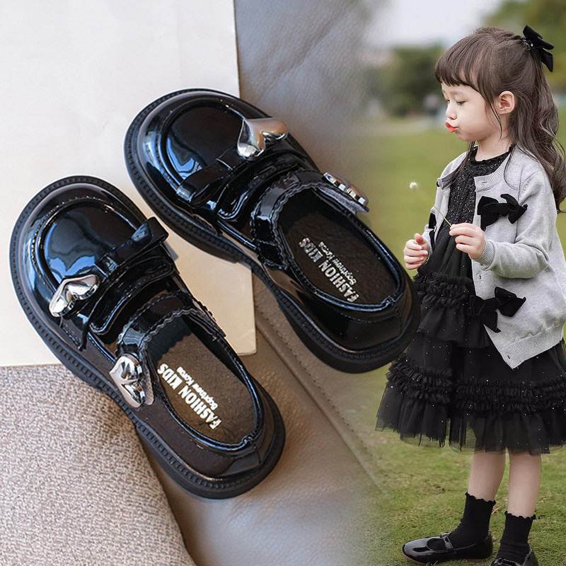 公主女童皮鞋2025英伦新款儿童单鞋小女孩软底方口爱心乐福公主鞋,童鞋/婴儿鞋/亲子鞋,皮鞋,淘宝优惠券,粉丝福利购,淘宝优惠卷