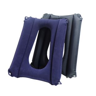 乐惠减压气垫充气便椅坐垫 轮椅坐便垫 老人孕妇大小便马桶坐垫