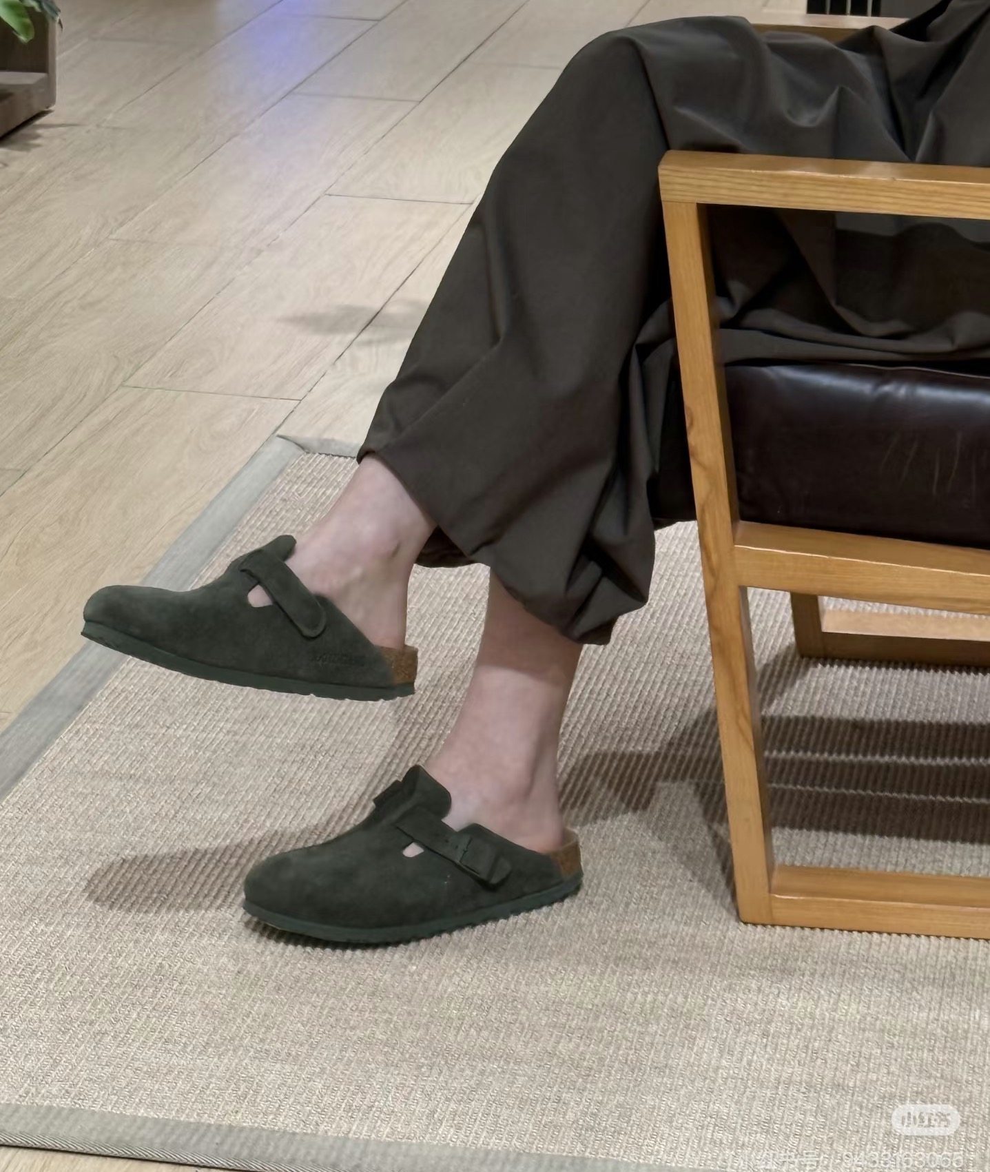 独+勃肯2025新款一脚蹬懒人鞋平底休闲鞋