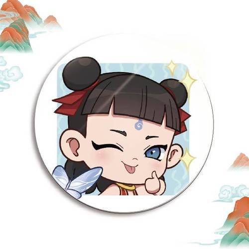 【2种吧唧工艺】哪吒之魔童闹海 敖丙哪吒星幻徽章吧唧动漫周边