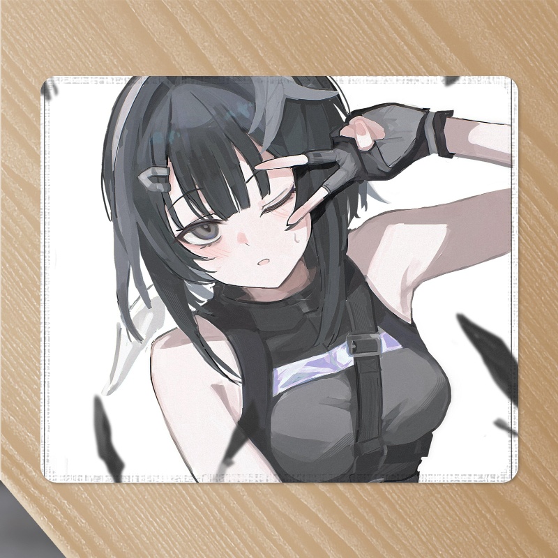 明日方舟鼠标垫高颜值办公室大号电脑桌面垫家用防滑动漫鼠标垫