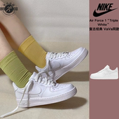 AIR FORCE 耐克NIKE女空军一号运动低帮休闲复古鞋 DD8959 100