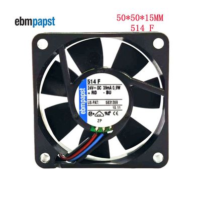 全新原装德国ebmpapst变频器风扇514F 5015 24V0.9W 39mA轴流风