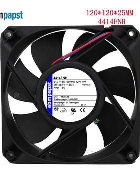 全新原装德国风扇TYP 4414FNH风扇 12025 24V 高端变频器散热风机