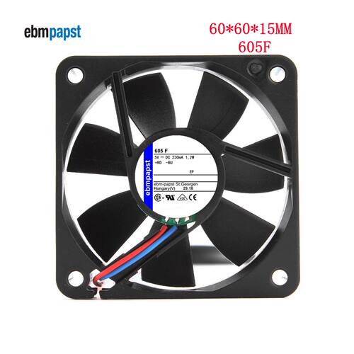 全新正品直流风机 6CM 6厘米 6015静音风扇 5V 230MA 1.2W 605F
