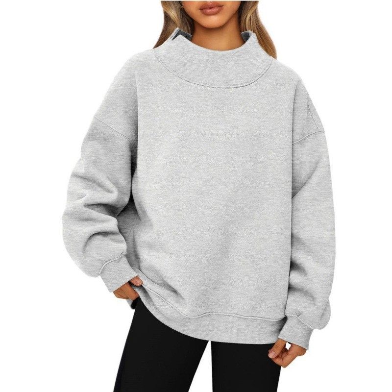 亚马逊欧美秋季女士长袖卫衣半高领套头运动衫休闲加绒上衣女,模玩/动漫/周边/娃圈三坑/桌游,lolita洛丽塔连衣裙,淘宝优惠券,粉丝福利购,淘宝优惠卷