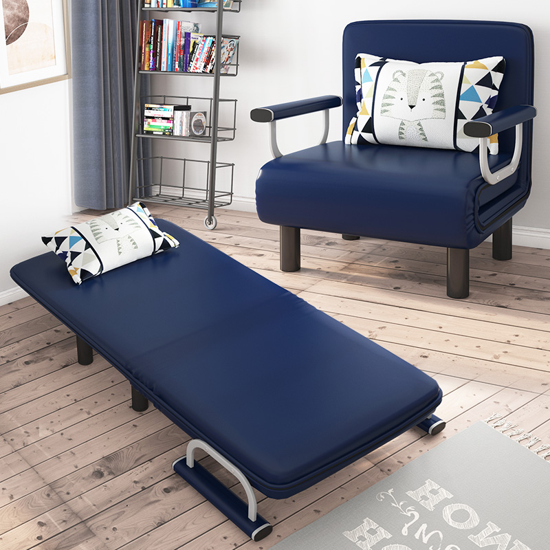可折叠沙发床h单人两用家用躺椅办公室午睡午休床折叠床简易科技