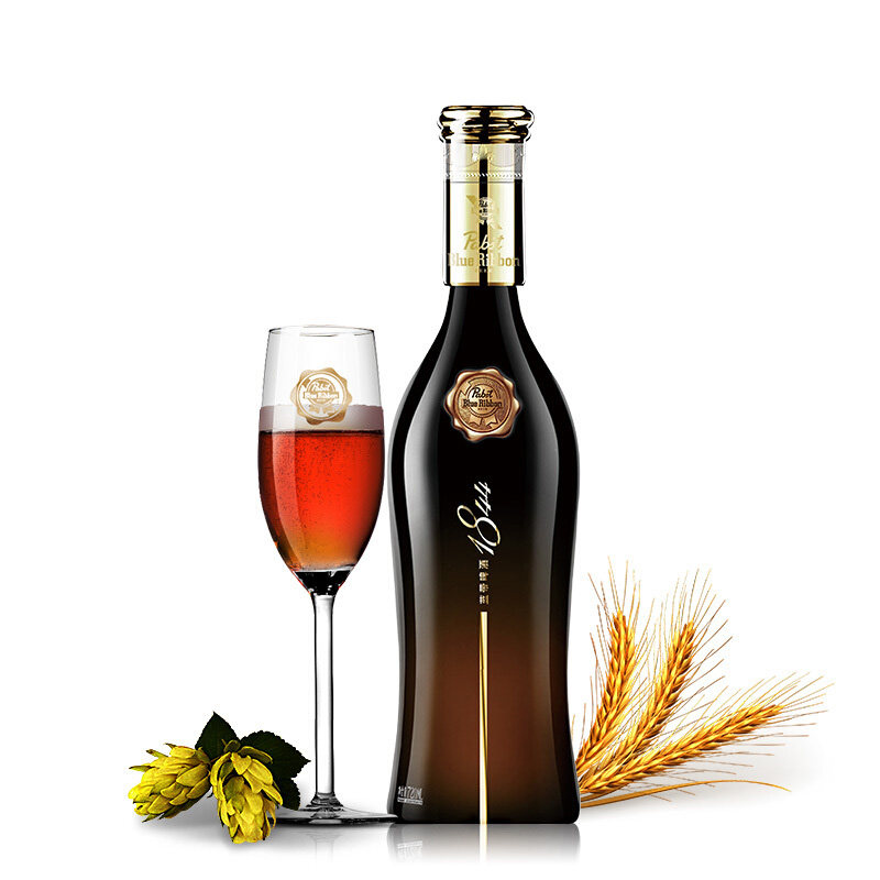 blue ribbon/蓝带窖藏啤酒1844啤酒720ml4瓶装整箱经典务高度商黑