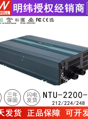 台湾明纬NTU-2200W高信赖正弦波212/224/248 CN/UN DC-AC逆变器
