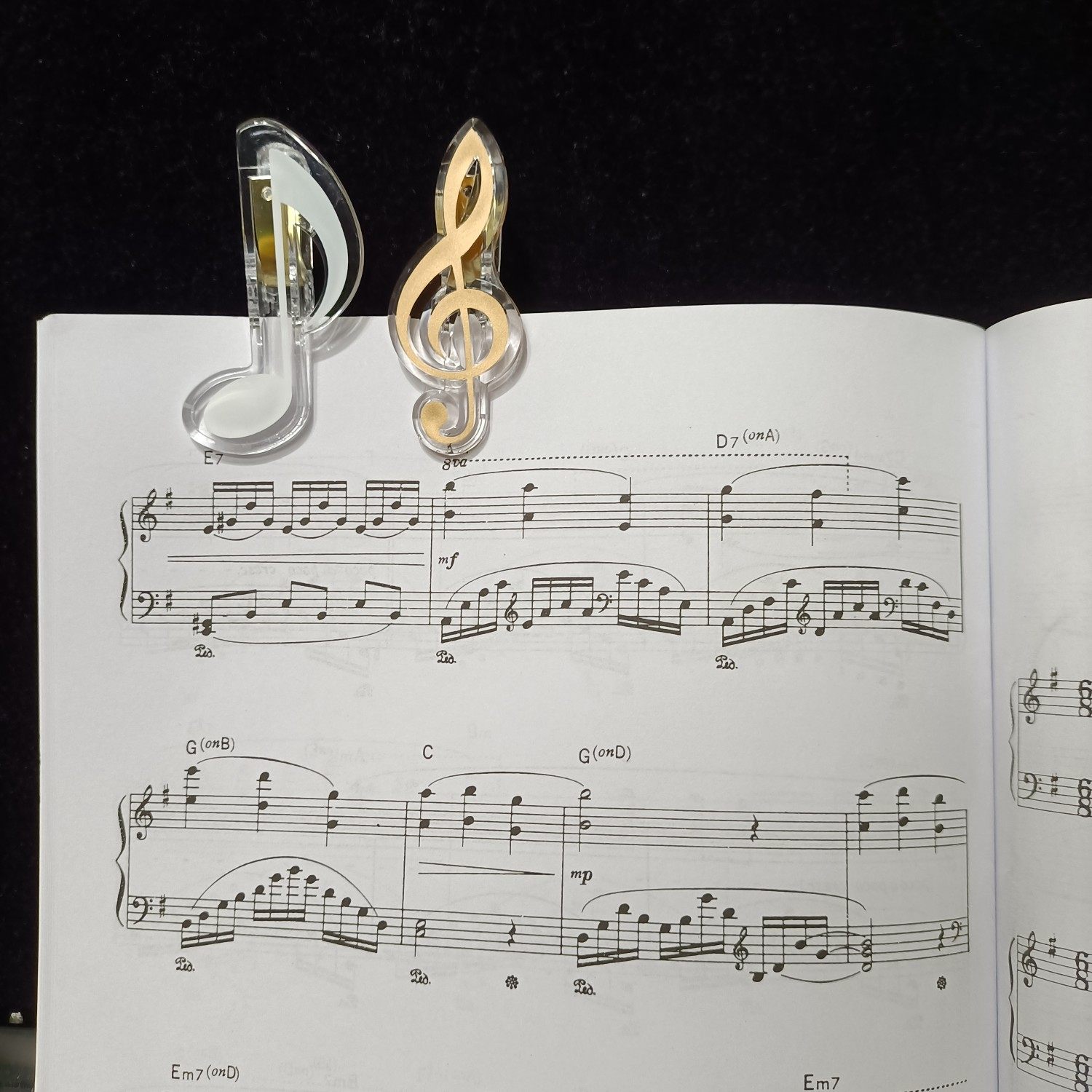 绝美！日本高音谱号小夹子