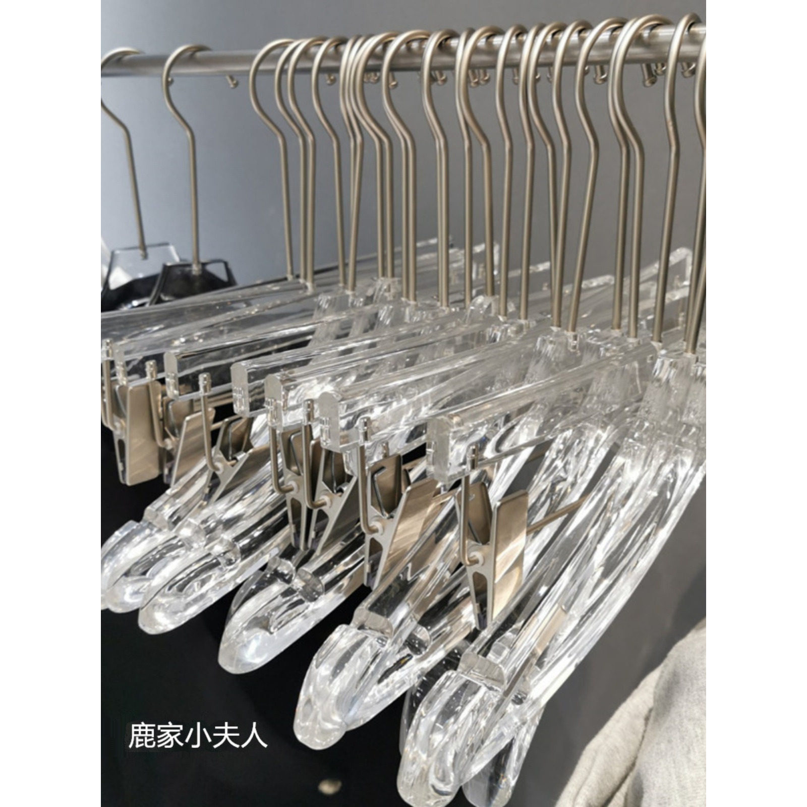 一级棒高品质水晶不会断衣架