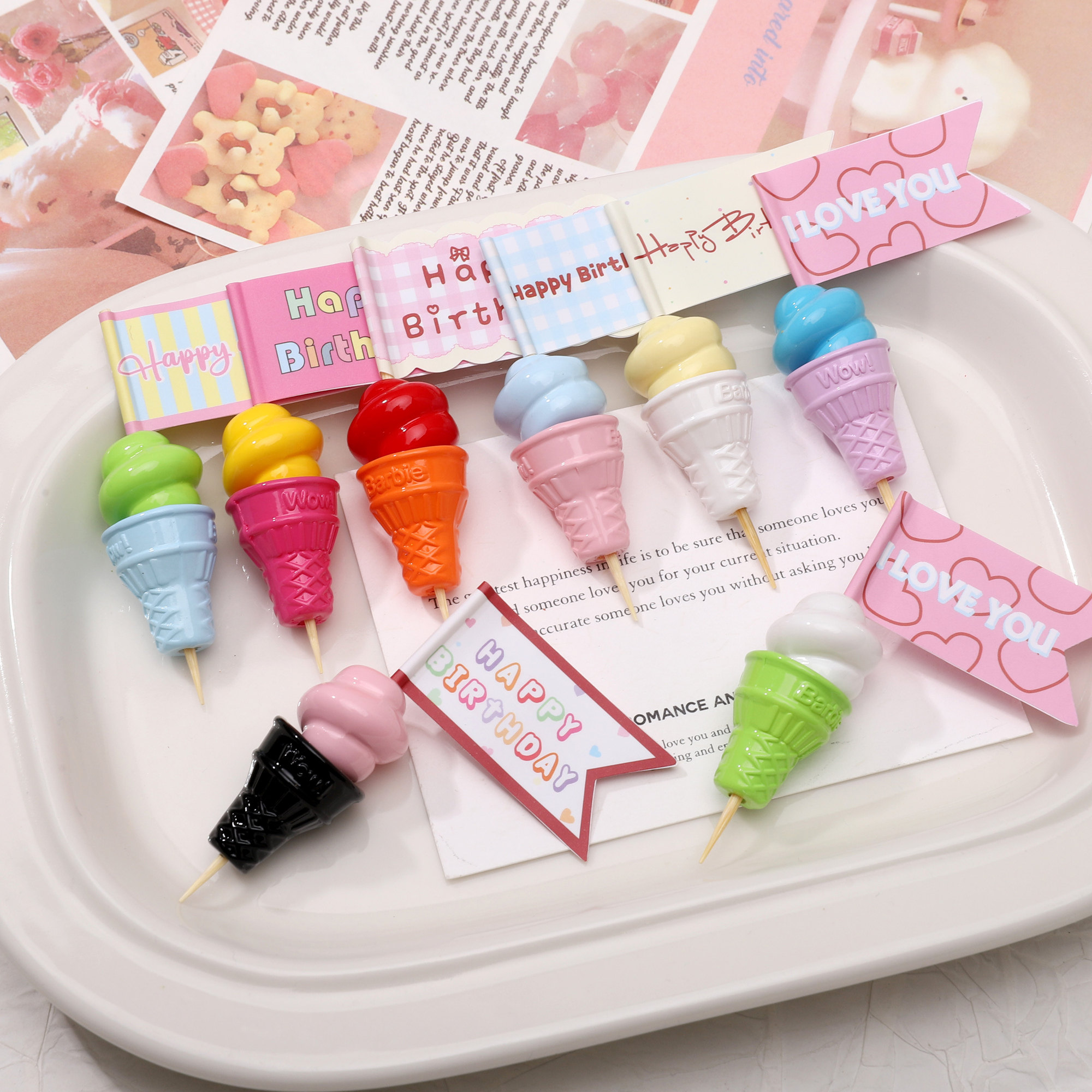 马卡龙色亚克力冰淇淋串珠手工diy制作钥匙扣挂件配饰手机链材料,饰品/流行首饰/时尚饰品新,其他DIY饰品配件,淘宝优惠券,粉丝福利购,淘宝优惠卷