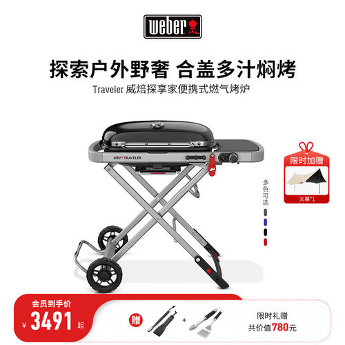 户外便携燃气烧烤炉庭院别墅露营