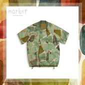 Norbit 山系机能秋冬保暖学院马甲棉服 防泼水露营印花迷彩外套