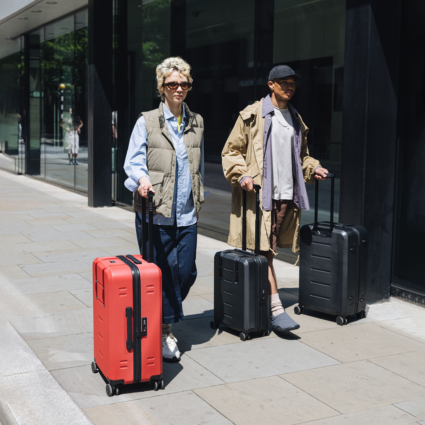 Db Journey万向轮密码拉杆箱男女通用旅行箱21寸登机箱超轻行李箱