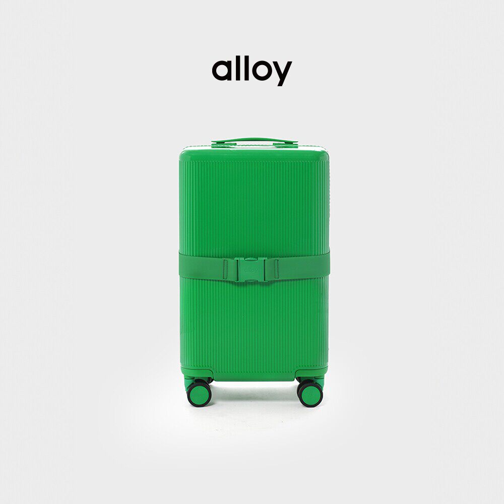 Alloy 吐司箱PC万向轮旅行箱大容量密码箱拉杆箱时尚潮流行李箱