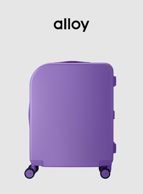 alloy/乐几新款PICNIC紫色条纹行李箱休闲时尚旅行箱密码锁登机箱