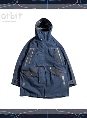 Norbit×ALPHA 联名款N3B抗风夹克机能风冲锋衣工装风衣连帽外套