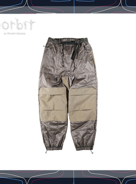 Norbit 羽绒长裤户外工装风机能休闲裤宽松束脚保暖裤