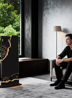 The Soloist 熨斗大厦音响吴彦祖联名黑金版蓝牙音箱高端雕塑摆件