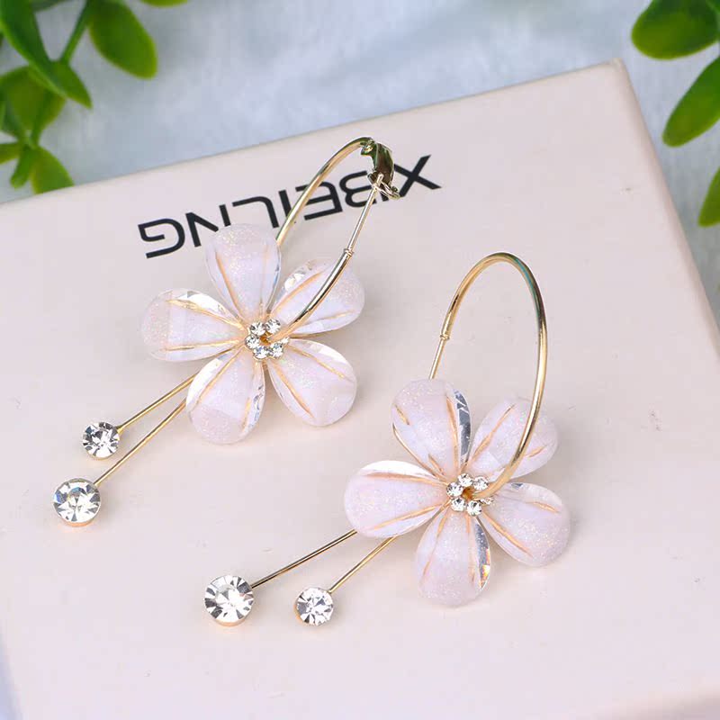 Flower earring feminine temperament exaggerates long tassel|ruв категории электронный/электрик, преобразователь, батареи коммутатор - от Buy2taobao.com для оказания профессиональной услуги покупки агента Taobao