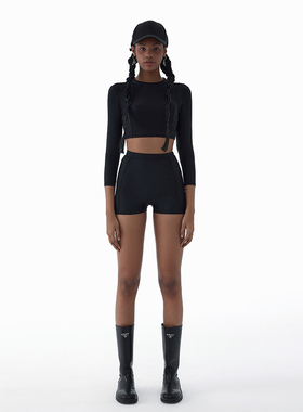 KAMENCAT专业运动泳衣女2026新款分体长袖防晒游泳馆运动平角温泉