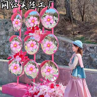 景区道路广角镜装置商场店铺公园婚礼打卡哈哈镜室内外凹凸镜摆件