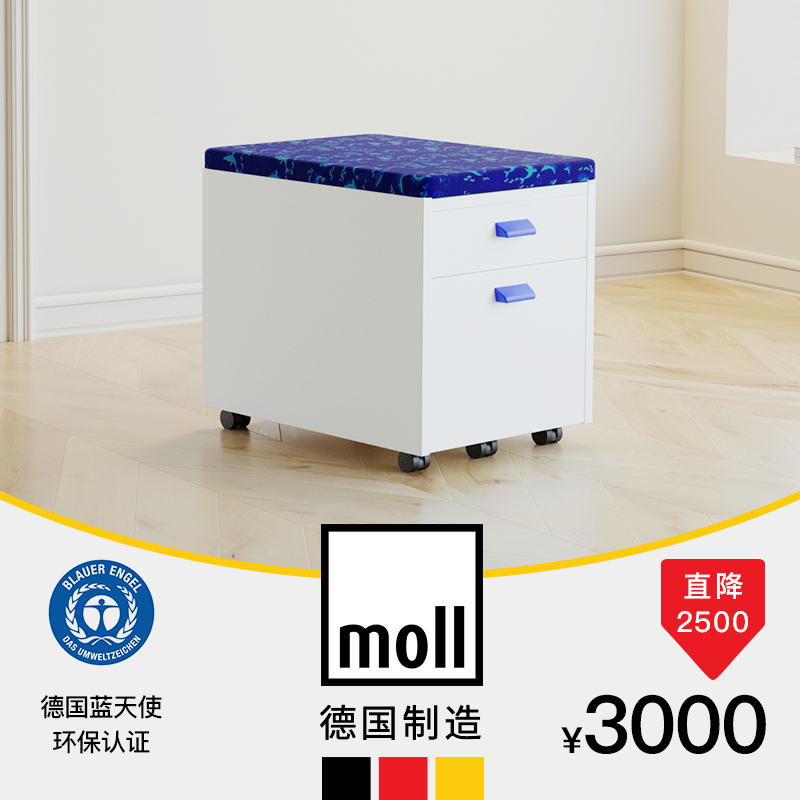 德国 moll 摩尔 box 移动收纳柜 陪读柜 原装进口 陪读收纳 住宅家具 其它柜类 原图主图