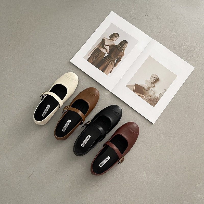 【CHICGIRL】韩版玛丽珍鞋女春季新款小众设计一字扣浅口复古单鞋,女鞋,玛丽珍鞋,淘宝优惠券,粉丝福利购,淘宝优惠卷