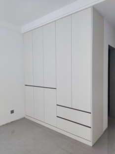 衣柜鞋柜一体柜子定做衣帽间柜子定做衣柜鞋柜一体柜子实木免拉手