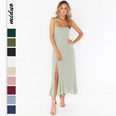 Elegant and stylish commuter split dress 气质通勤连衣裙