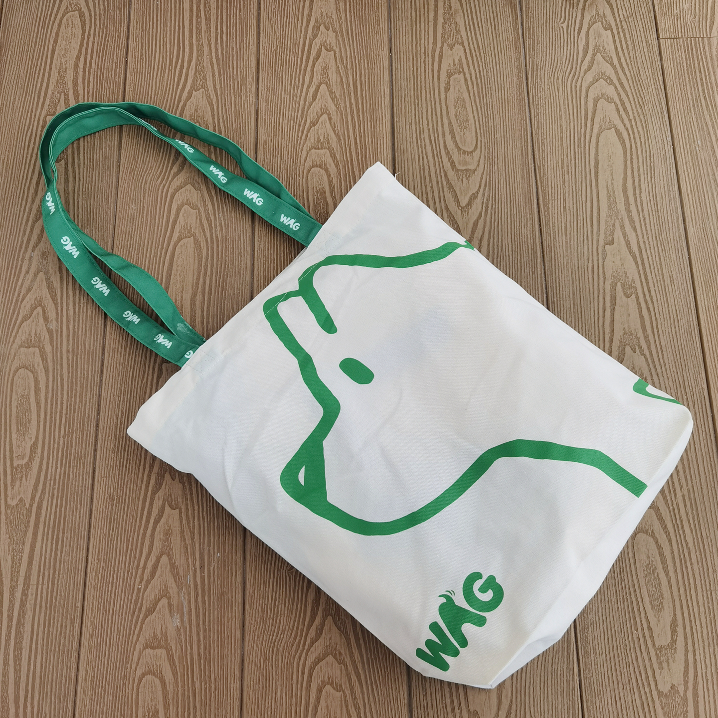 外贸原单小清新狗狗帆布包环保购物袋上班通勤包学生单肩包手提袋