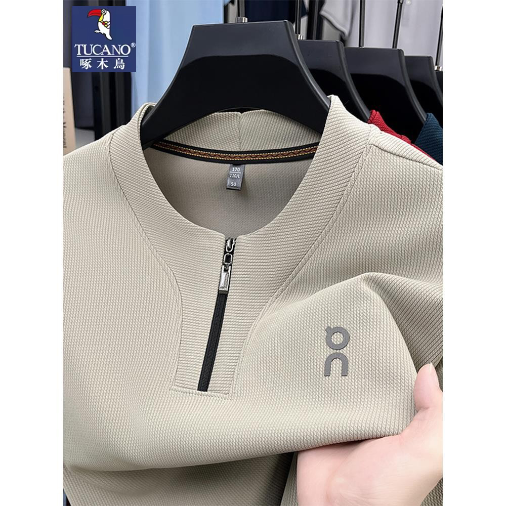 啄木鸟长袖t恤卫衣男士秋季新款