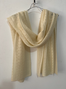 大厂清库针织镂空网眼高支细纱羊绒羊毛丝巾披肩围脖围巾秋冬多用