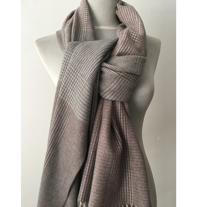 100%纯羊毛大披肩围巾围脖70宽2米长双纱双色千鸟格厚冬保暖 包邮,服饰配件/皮带/帽子/围巾,围巾/丝巾/披肩,淘宝优惠券,粉丝福利购,淘宝优惠卷