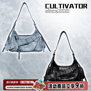 Cultivator原创小众复古辣妹单肩手提斜挎机车包腋下包2025秋冬新