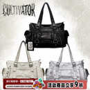 Cultivator原创小众复古辣妹大容量单肩手提斜挎机车托特包2025夏