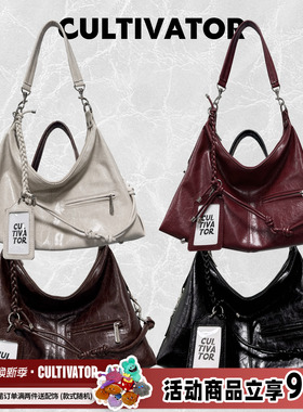 cultivator原创小众复古休闲百搭单肩斜跨通勤包托特包2025春夏新