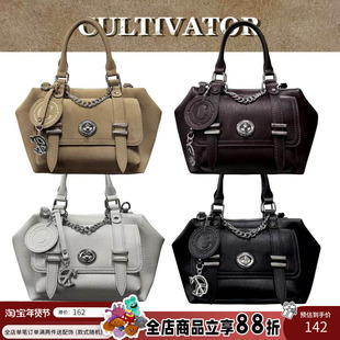 Cultivator原创小众设计感复古百搭简约手提斜挎保龄球包2025冬新