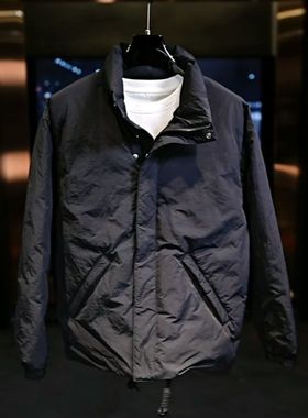 极简棉服男士秋冬季新款保暖加厚立领棉衣外套韩版宽松时尚上衣潮