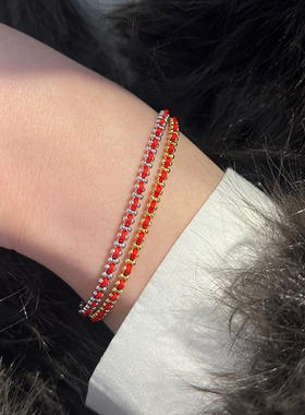 帕姆卡莱新年氛围感s925手链