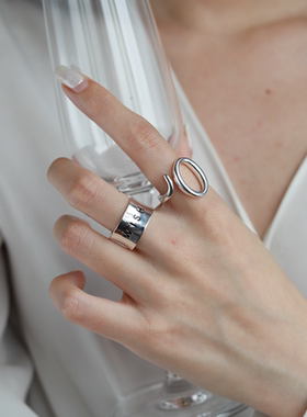 925纯银戒指简约学生韩国食指ins