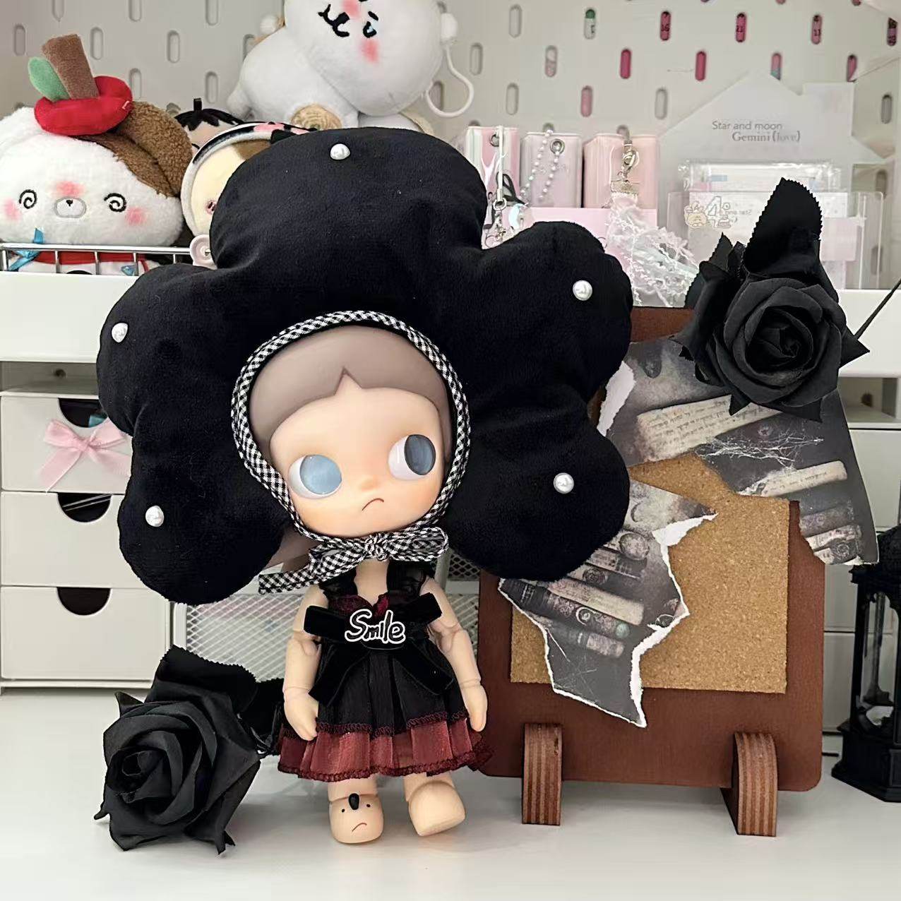 20cm嘎子姐娃衣一朵大嘎花zsiga可动人偶向往之处bjd娃衣连衣裙