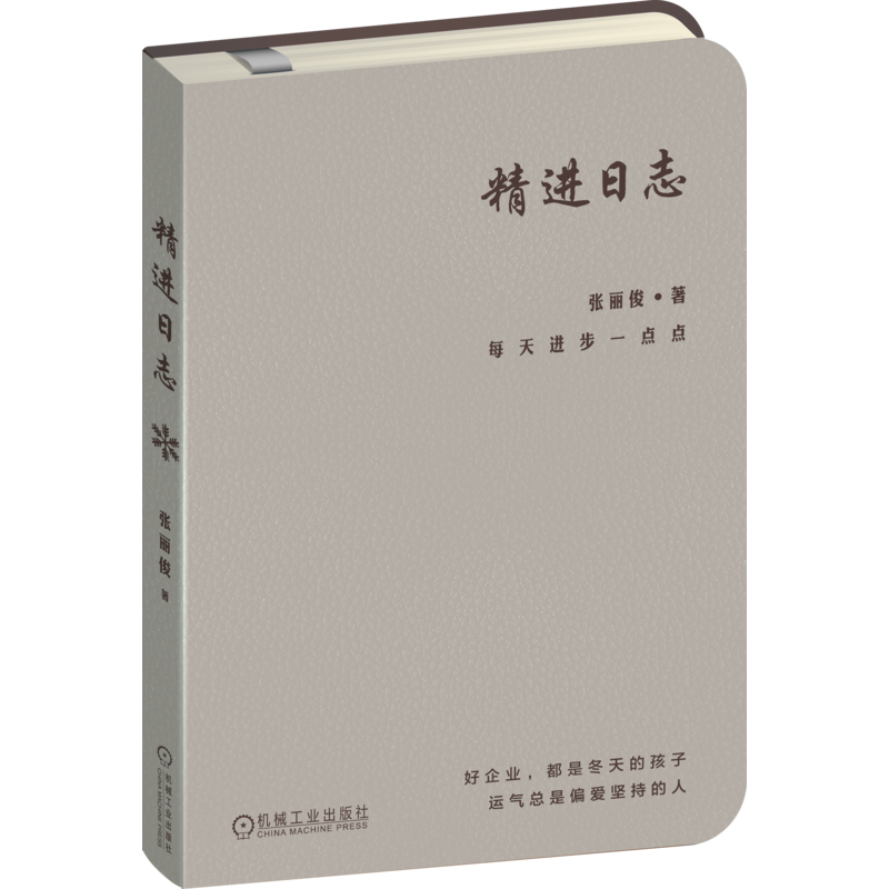 官网正版 精进日志 冬 张丽俊 著 知名组织创新专家的时间管理工具 日程本 手账 精进 复盘 深度思考