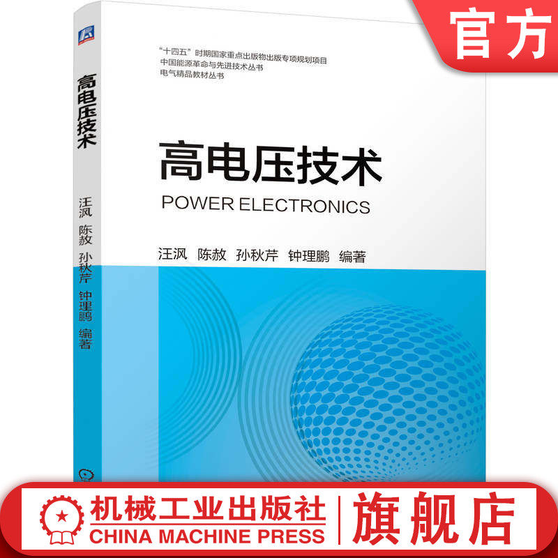 官网现货 高电压技术 汪沨 陈赦 孙秋芹 钟理鹏 中国能源革命与先进技术丛书 电气精品教材丛书 机械工业出版社 9787111799917